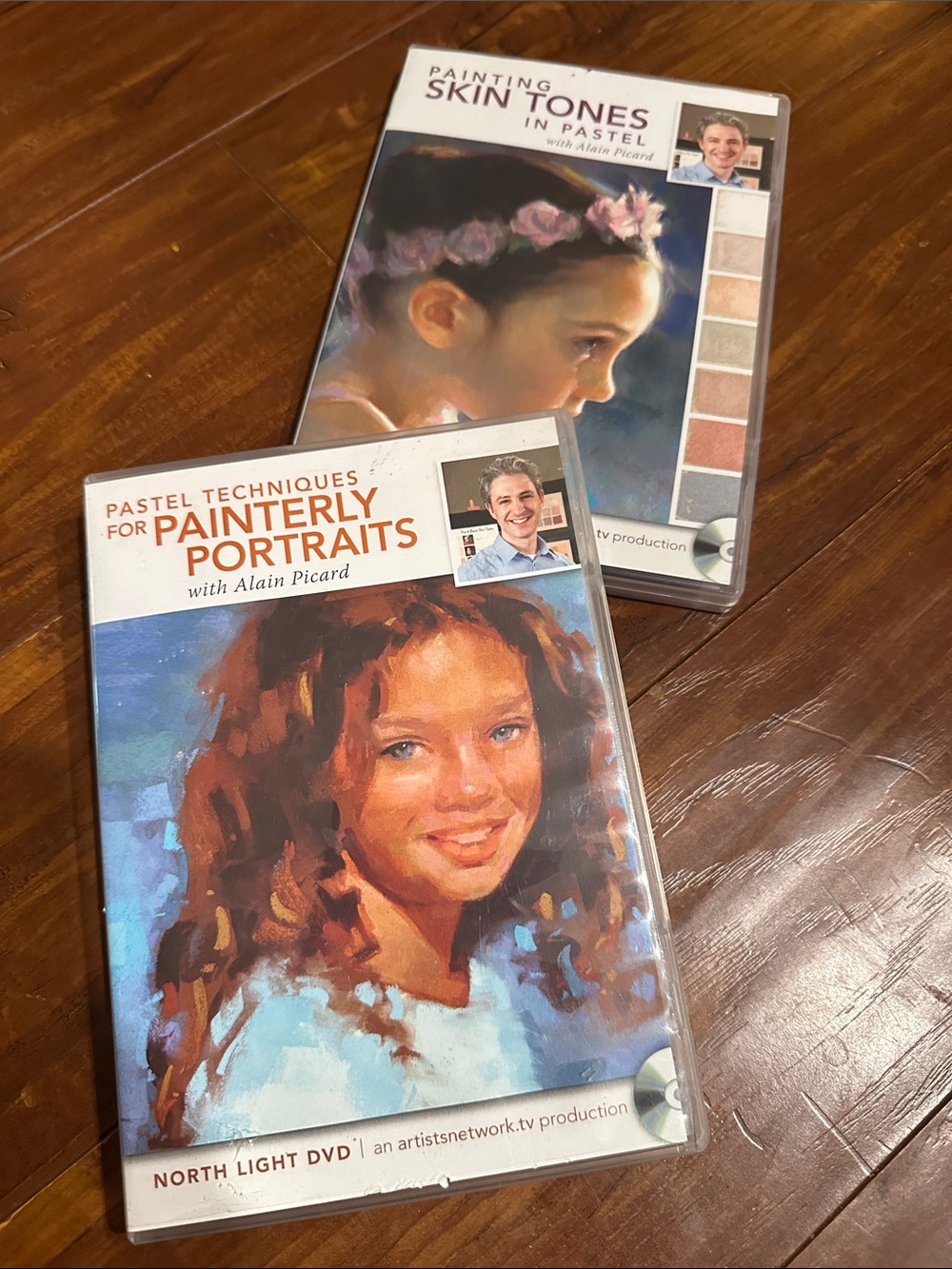 Alain Picard Pastel Portrait Painting Instruction DVD Set of 2